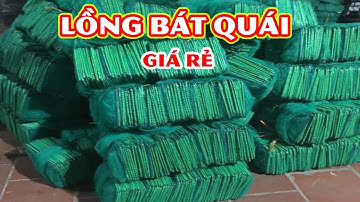 Lồng Bát Quái - Lưới Bát Quái Giá Rẻ - Lồng Bắt Tôm Tép Cua Cá Lươn Trạch Lưới Chã Thái Mắt 0.3cm