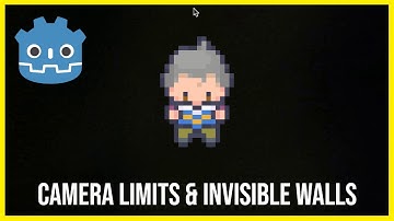 How to Setup Easy Camera Limits and Invisible Walls for Game Map in Godot 3.3.4