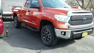 Toyota Tundra Amazon Rock Sliders/Nerf Bar install. TYGER