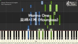 Video thumbnail of "워너원 (Wanna One) - 모래시계 (Hourglass/Sandglass) Piano Cover 피아노 배우기"