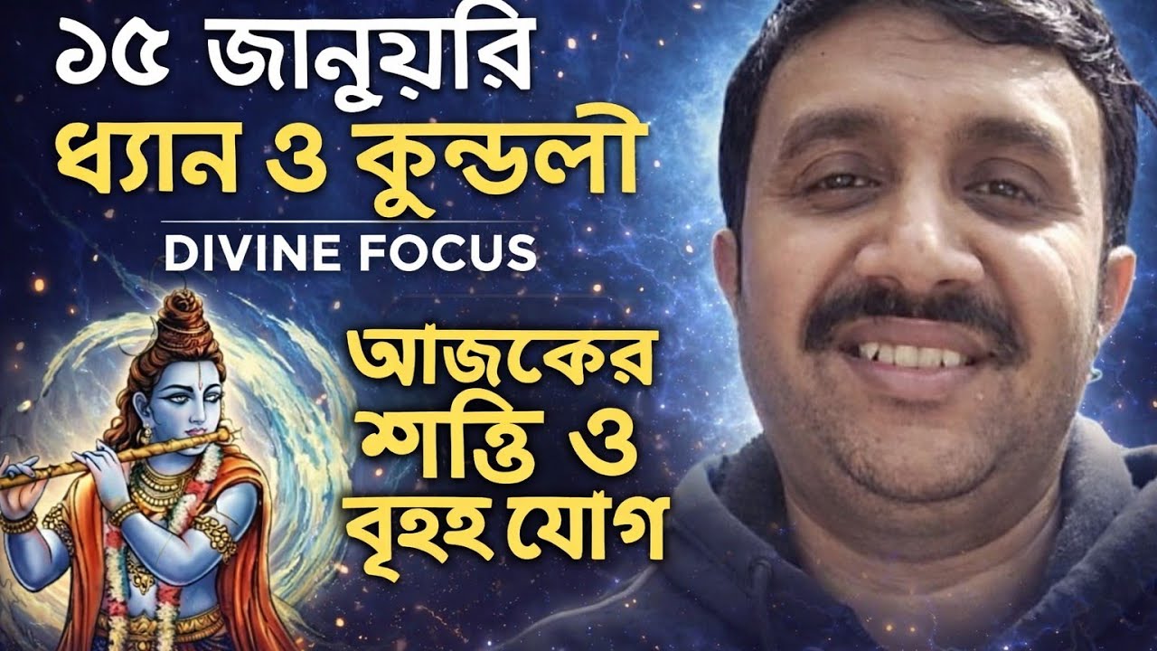 ১৫ জানুয়ারি ধ্যান ও কুন্ডলী | Divine Focus 