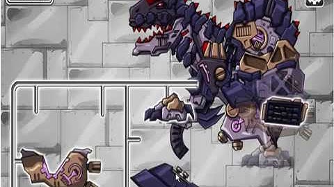 Transform dino robot carnotaurus flash game play about 3minutes