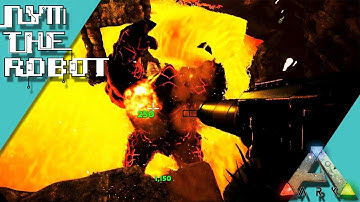 LAVA GOLEM SOLO! JUNGLE DUNGEON WALKTHROUGH : RAGNAROK ARK SURVIVAL EVOLVED : UPDATED ARENA!