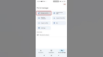 How to Merge Duplicate Contacts on Android (Redmi Note 10S)#shorts #backup #contacts