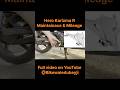 Maintainace and Mileage for Hero Karzima R #hero #heromotocorp #bikeride #bikereview #bikelover
