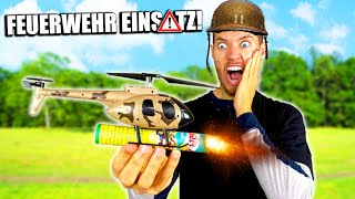 Mein Hubschrauber Explodiert Unerwartet, Brennt Und Löst Einen Feuerwehreinsatz Aus