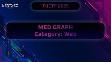 TUCTF 2025: Med Graph (Web)