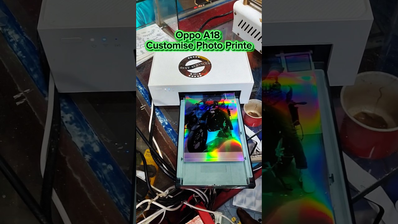 Oppo A38 নিজের ছবি দিয়ে ব্যাক স্টিকার। #shorts #viral #sticker #foryou