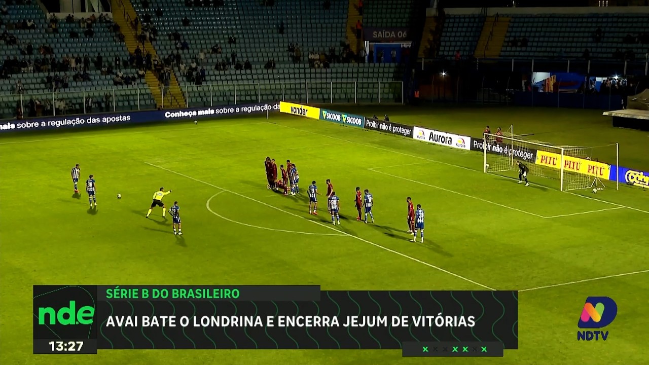 Avaí vence o Londrina na Ressacada e encerra jejum na Série B