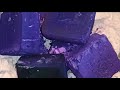 Purple Dyed Gym Chalk | ASMR | Oddly Satisfying | Sleep Aid
