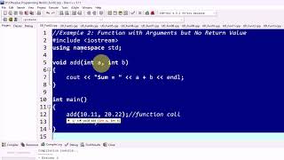 Lecture:76|• User define function Part-2| Function in C++ | Pashto