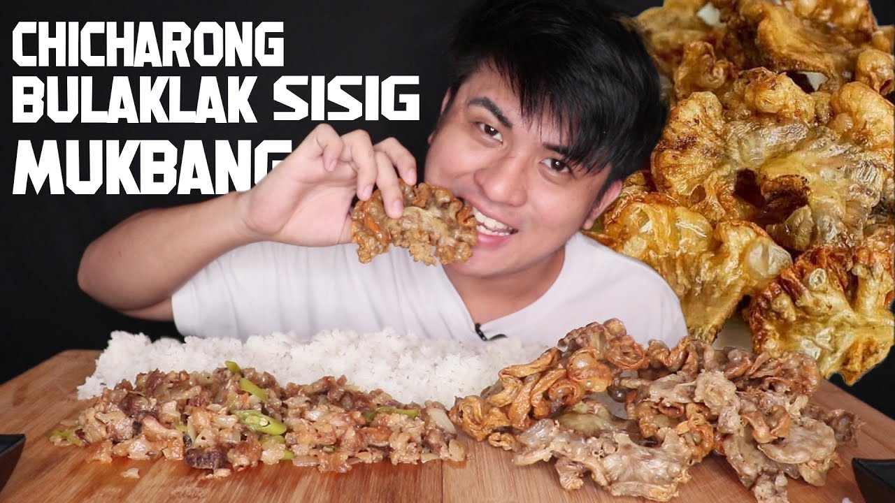 SUPER CRISPY CHICHARON BULAKLAK AND SISIG MUKBANG | MUKBANG PHILIPPINES ...