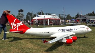 Giant Boeing 747-400 Virgin Atlantic