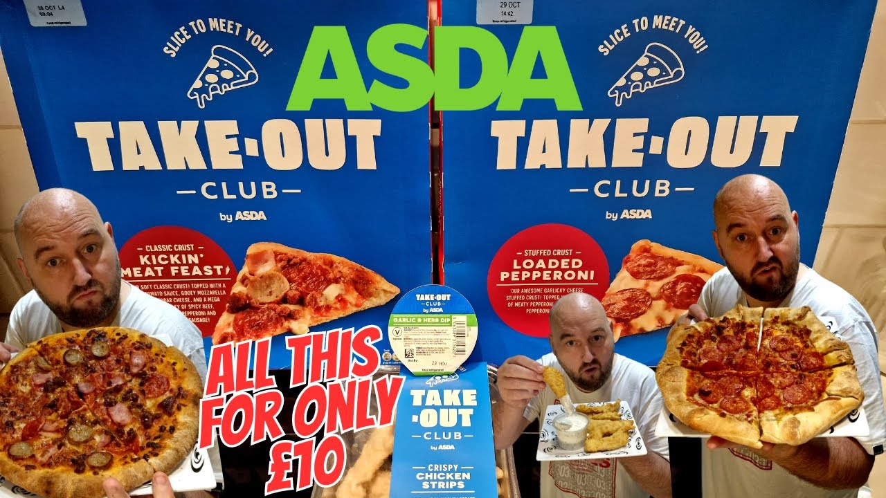 Asda Take Out Club PIZZA FAKEAWAY Only 10 2x Pizzas Side Dip asda-take-out-club-pizza-fakeaway-only-10-2x-pizzas-side-dip
