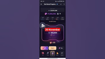 20 November Not bored puppies daily card telegram bot #crypto #games #gaming #smartphone