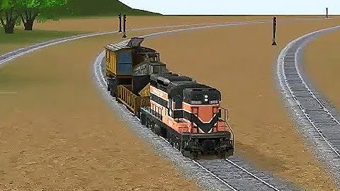 Train Sim - India Using EMD SD7 - Simulasi Kereta Api