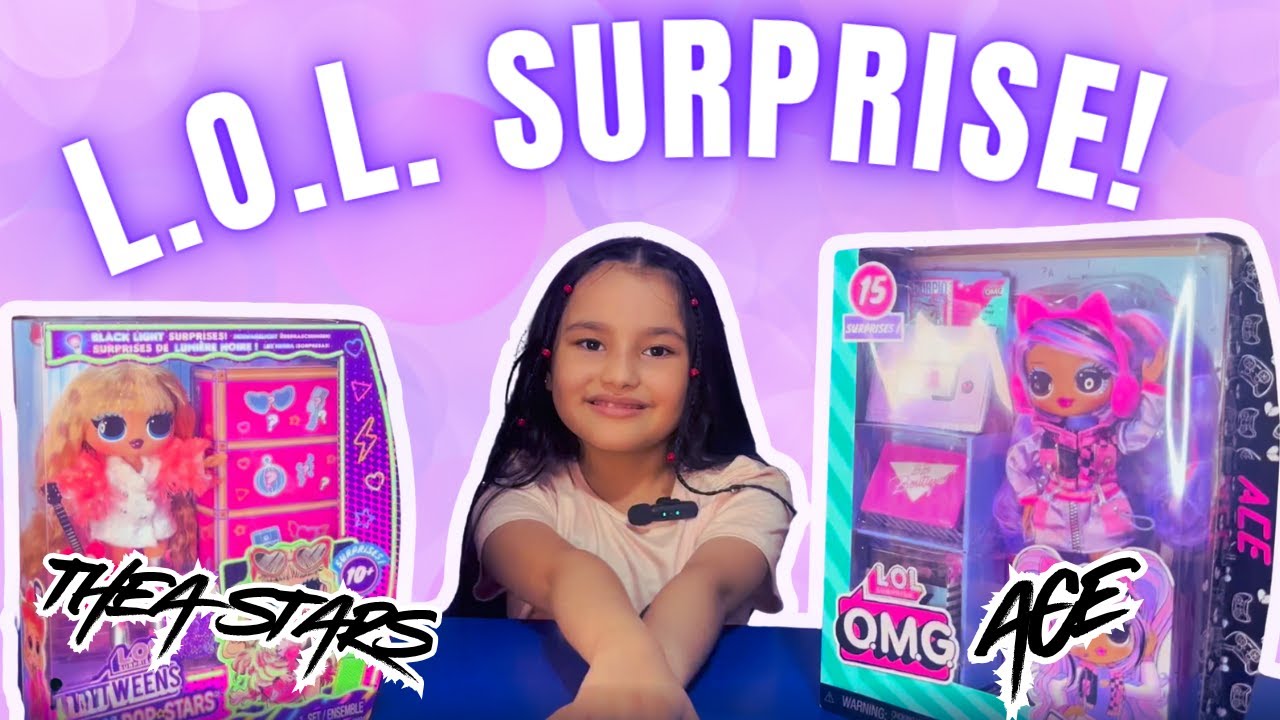 Abriendo Muñequitas ACE y THEA STARS 🤩 de  L.O.L. Surprise! 💕
