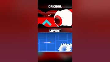 iSpyWithMyLittleEye Boss: Original vs Layout | Geometry Dash 2.2 #shorts