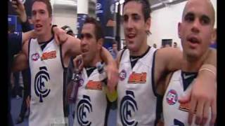 Carlton sing the club song after beating StKilda