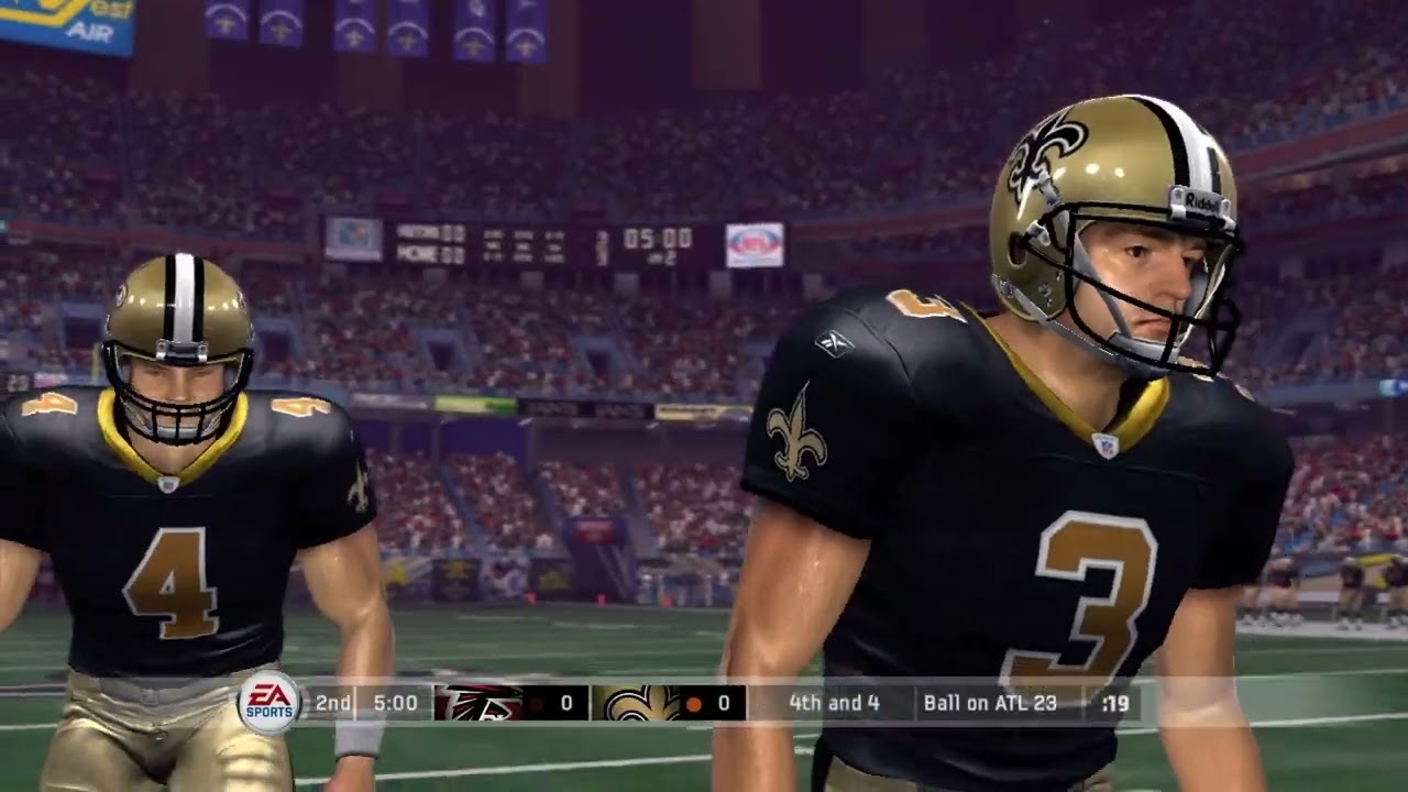 Madden NFL 06 - Atlanta Falcons vs New Orleans Saints - Xbox 360 Gameplay