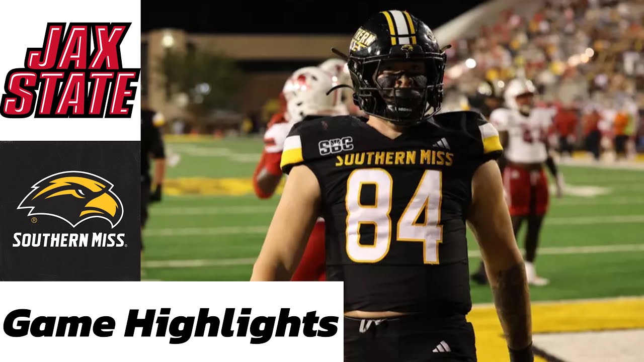 Southern Miss vs Jacksonville State | Full Game Highlights | 2025 ...