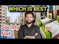 PG vs Flat: Which is Better for Students &amp; Professionals? (Cost, Freedom, Food)