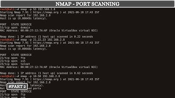 Nmap - Port Scanning | Part 2 | [ தமிழில் ]