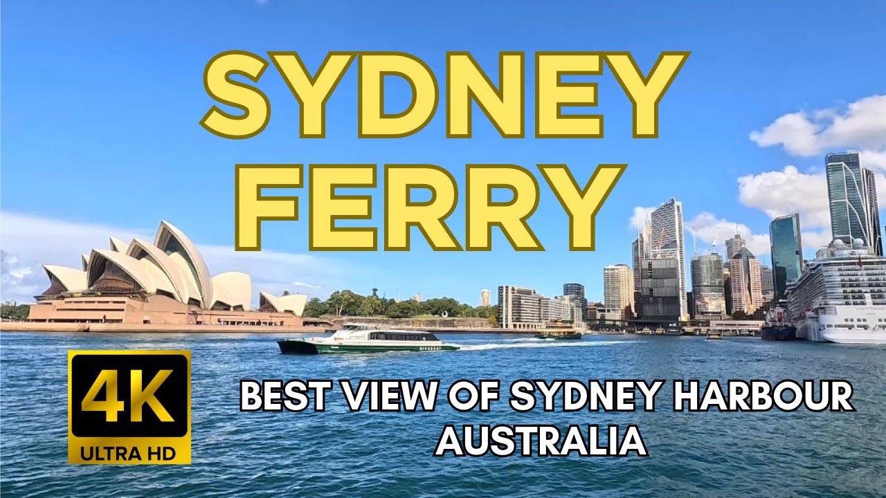 ⁣[4K] SYDNEY FERRY RIDE | WELCOME TO SYDNEY AUSTRALIA