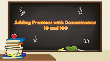 Adding Fractions with Denominators 10 and 100