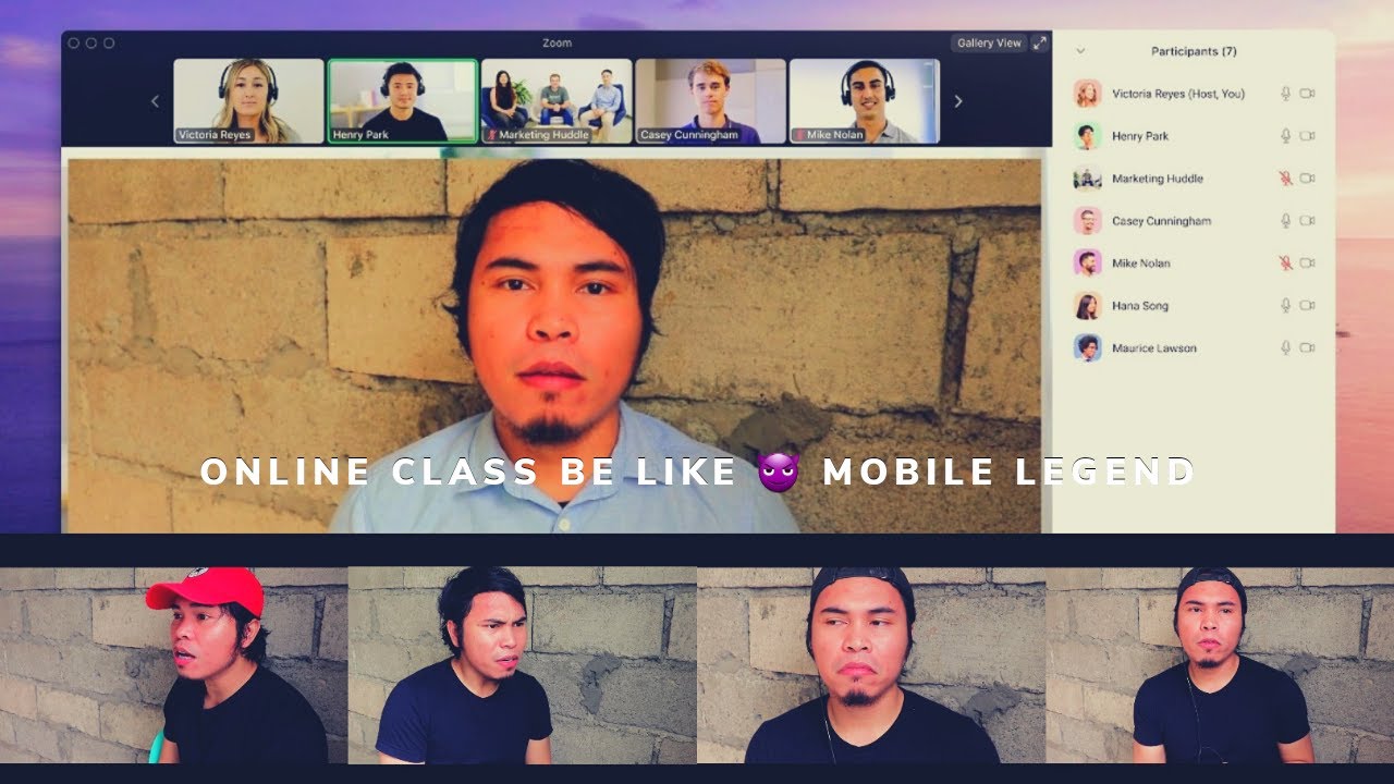 ONLINE CLASS BE LIKE | PLAYING MOBILE LEGEND