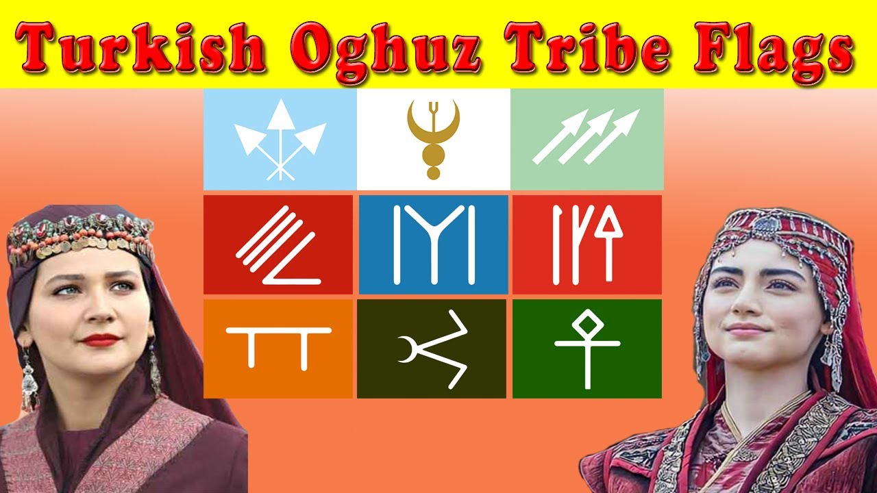 All Turkish Oghuz Tribe Flags ||Turkish Tribes of Anatolia Flags - YouTube