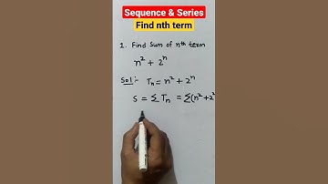 Find the sum of n terms #sequence #shorts