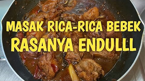 MASAK RICA-RICA BEBEK