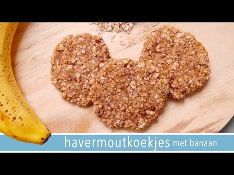 Video: Hoe Maak Je Bananen Kwark Koekjes