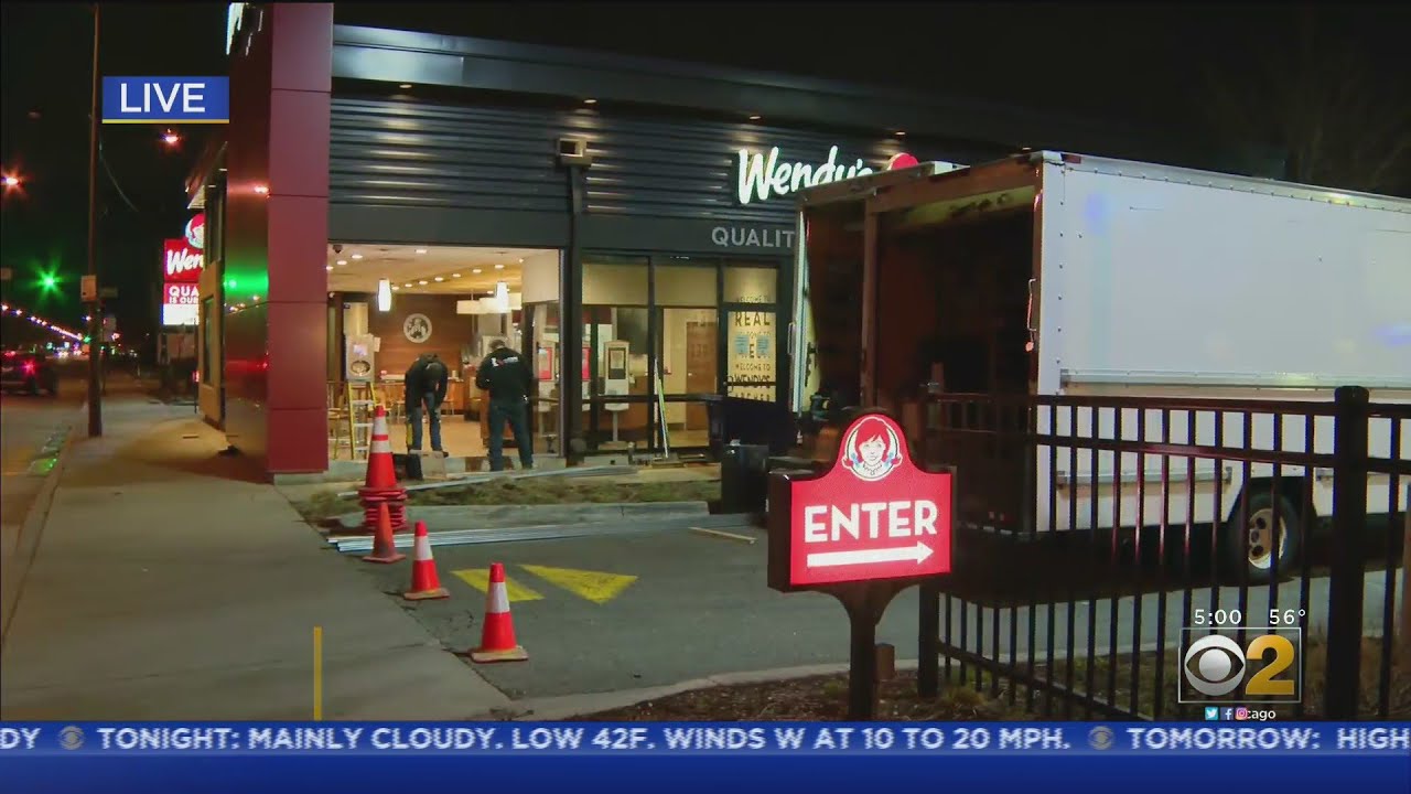 Car Crashes Into Wendy's In Garfield Ridge; Police Searching For Driver ...