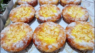 Brioches aux pommes/بريوش بالتفاح/Brioche bread, apple bread