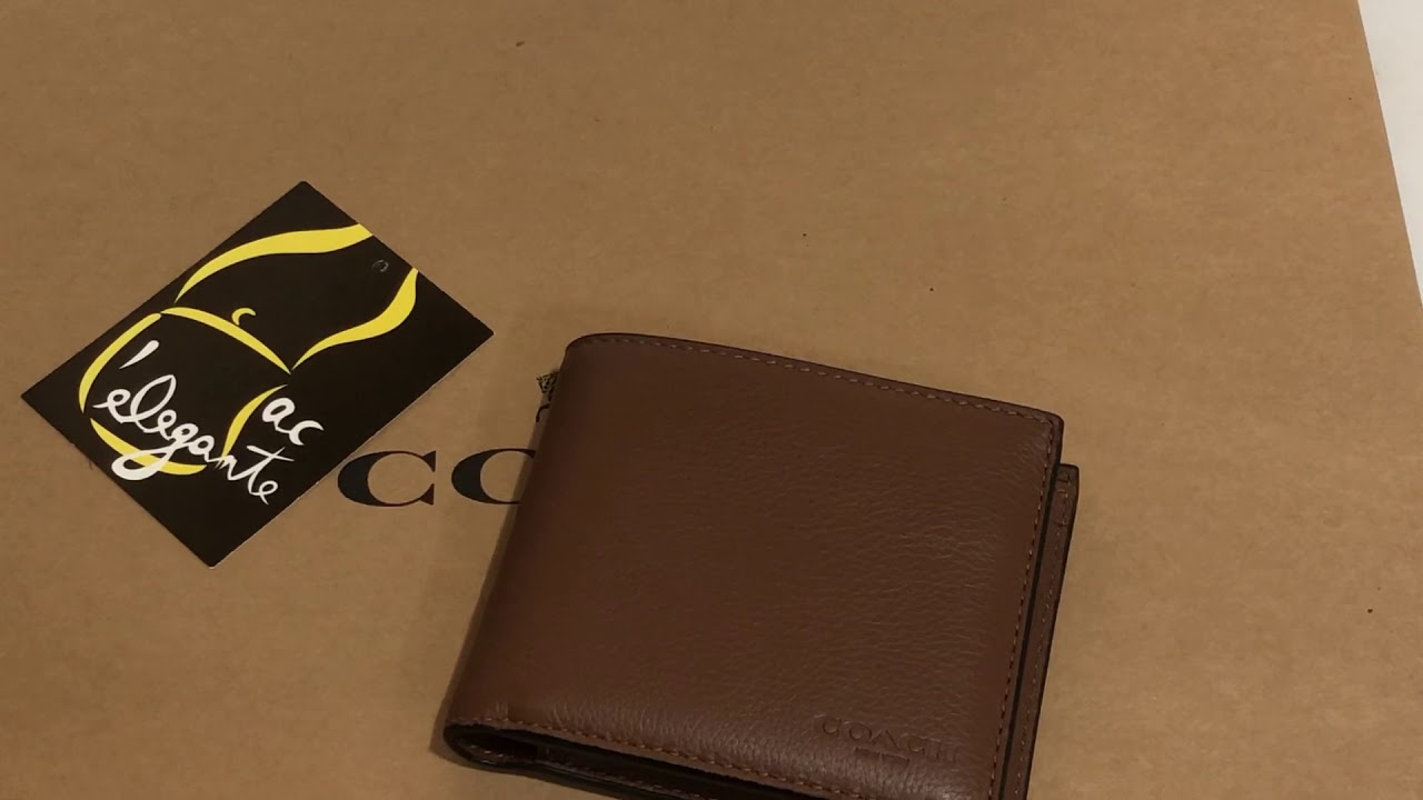 Coach Men's 3-In-1 Sport Calf Leather Wallet