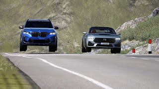 BMW X3M Competition 2022 X-Drive vs Sportcars at Highlands