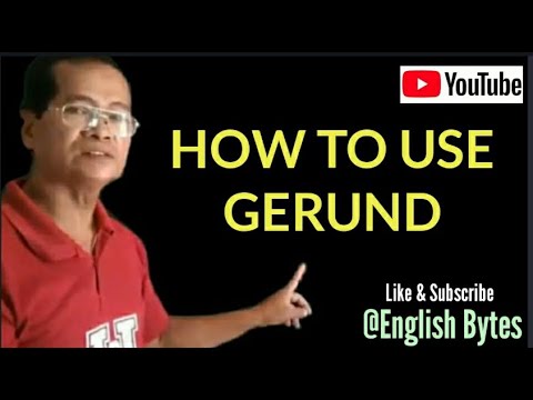 How To Use Gerund English Bytes