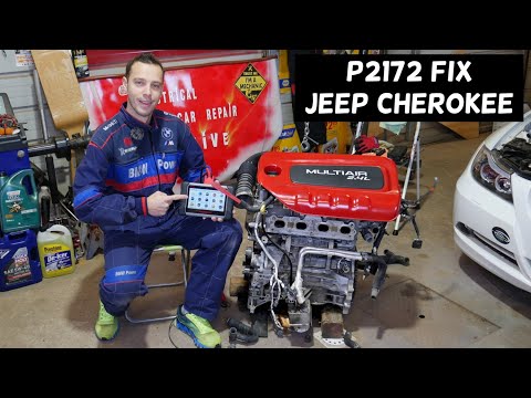 JEEP CHEROKEE CODE P2172 ENGINE LIGHT ON FIX