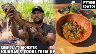Local Chefs Slay Some Monster Iguanas And Cook Them Up