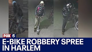 Ebike robbery spree in Harlem