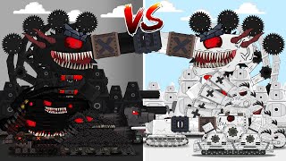 Эволюция гибридов Черный КВ-44 Веном vs Белый КВ-44 Веном - Мультики про танки