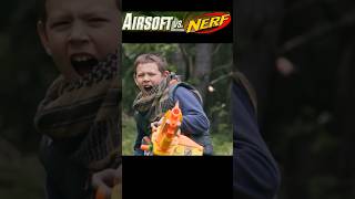 Airsoft vs Nerf #shorts #airsoft #nerf