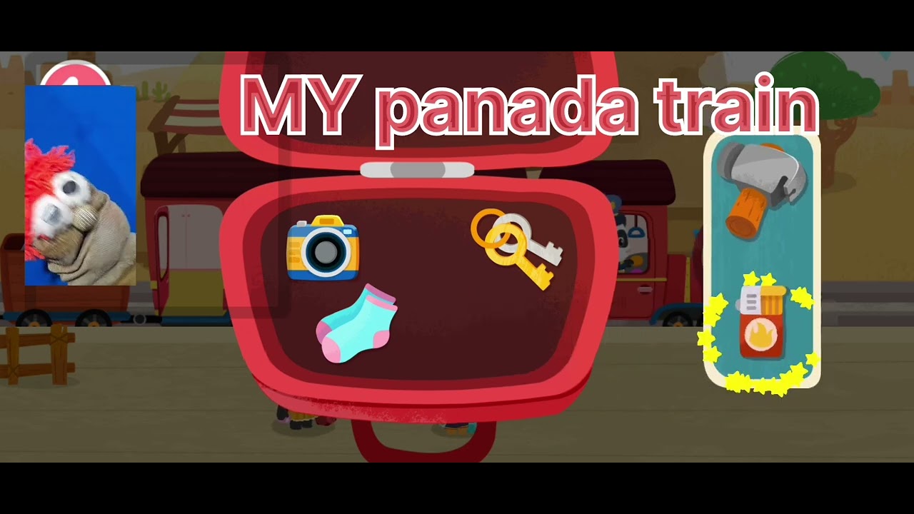 Panda Driving Train My panda train 🚆 wow - YouTube