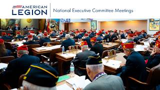 American Legion National Commander addresses National Executive Committee