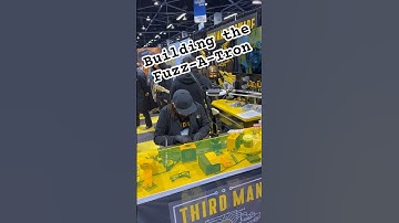 Jack White’s Fuzz Pedal Kit building at Third Man Hardware booth at NAMM