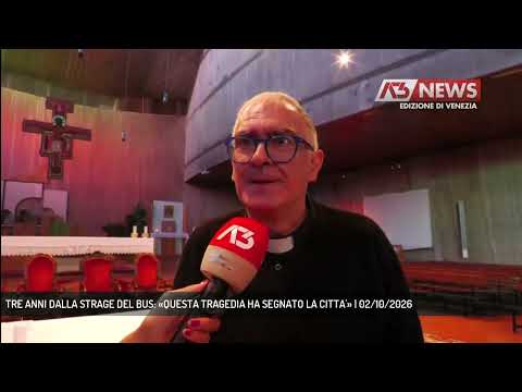 Video TRE ANNI DALLA STRAGE DEL BUS: «QUESTA TRAGEDIA HA SEGNATO LA CITTA'» | 02/10/2026