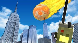 Destroying NEW YORK Completely with Asteroids in Teardown Mods!
