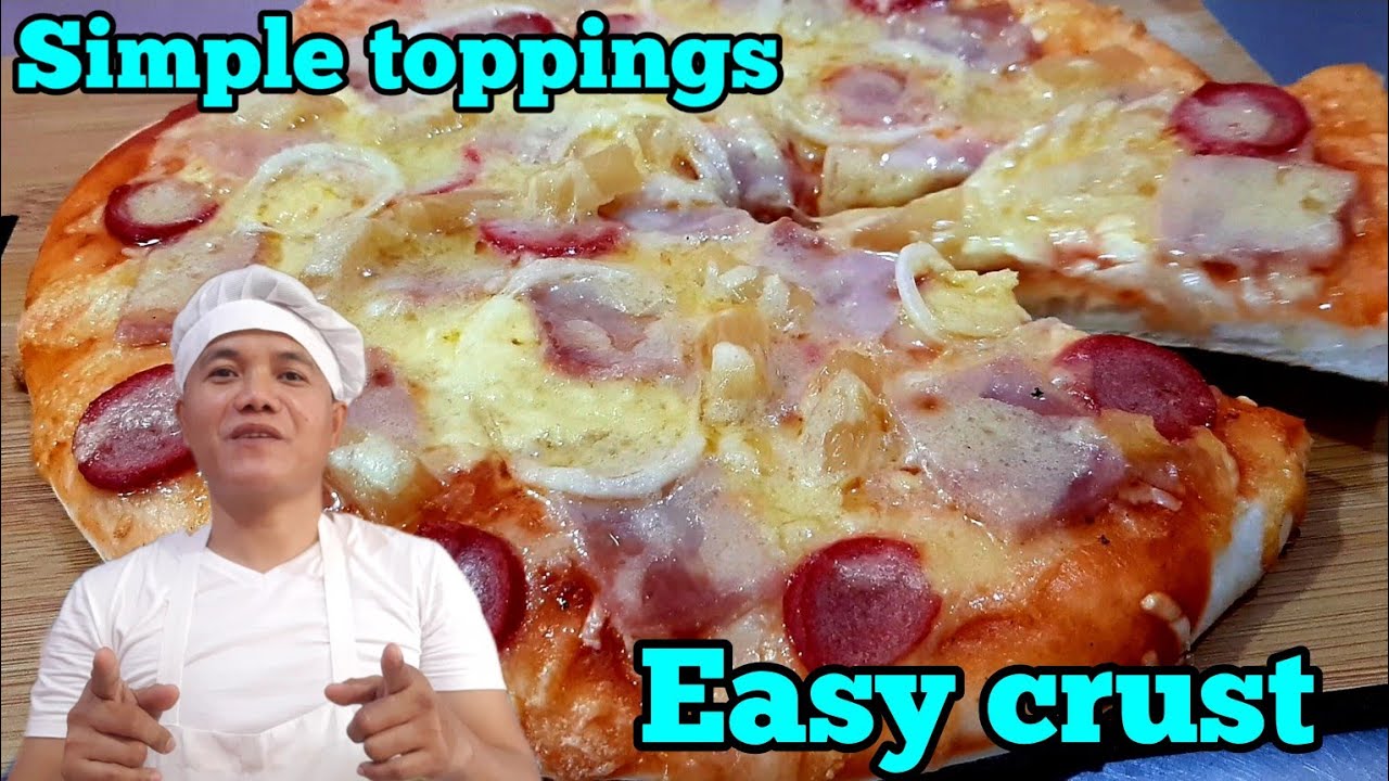 EASIEST WAY TO MAKE PIZZA CRUST WITH TOPPING'S IDEA❤HOW TO MAKE PIZZA CRUST FOR BUSINESS?❤PIZZA IDEA